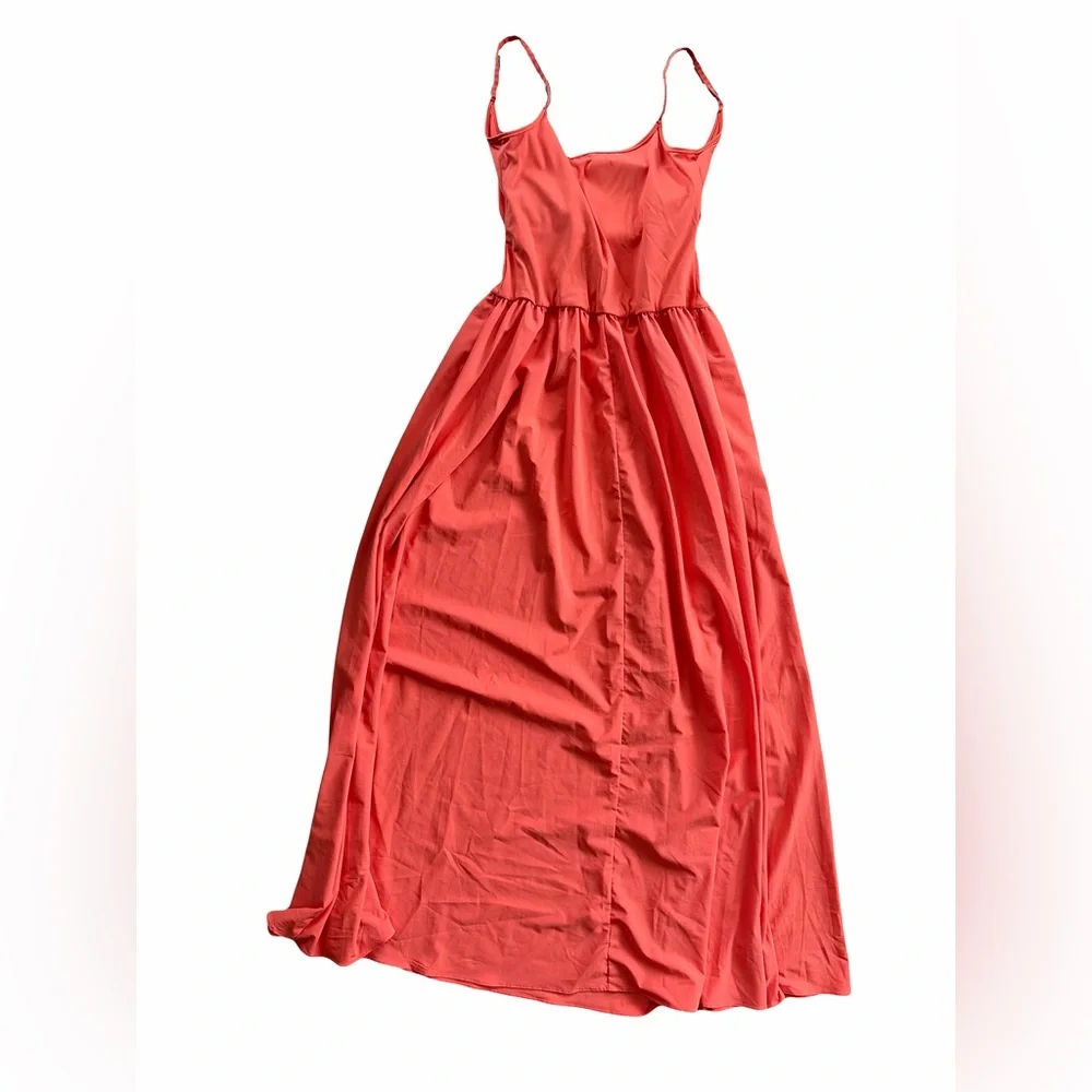 HALARA Backless Orange Dress - Picture 2 of 3